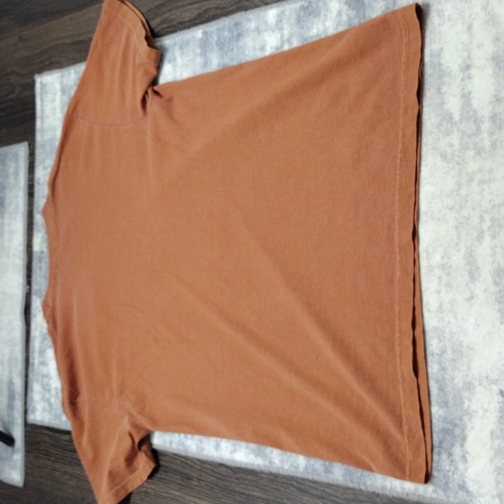 NWOT Comfort Colors Orange Thanksgiving Graphic T-Shirt M CottonTurkey fall - Picture 5 of 7